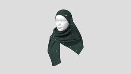 Hijab Shawl 001 secondlife, imvu, shawl, apparel, hijab, thesims, muslimah