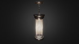 Roof Lantern lamp, vintage, illumination, candle, chandelier, old, dining-room, light