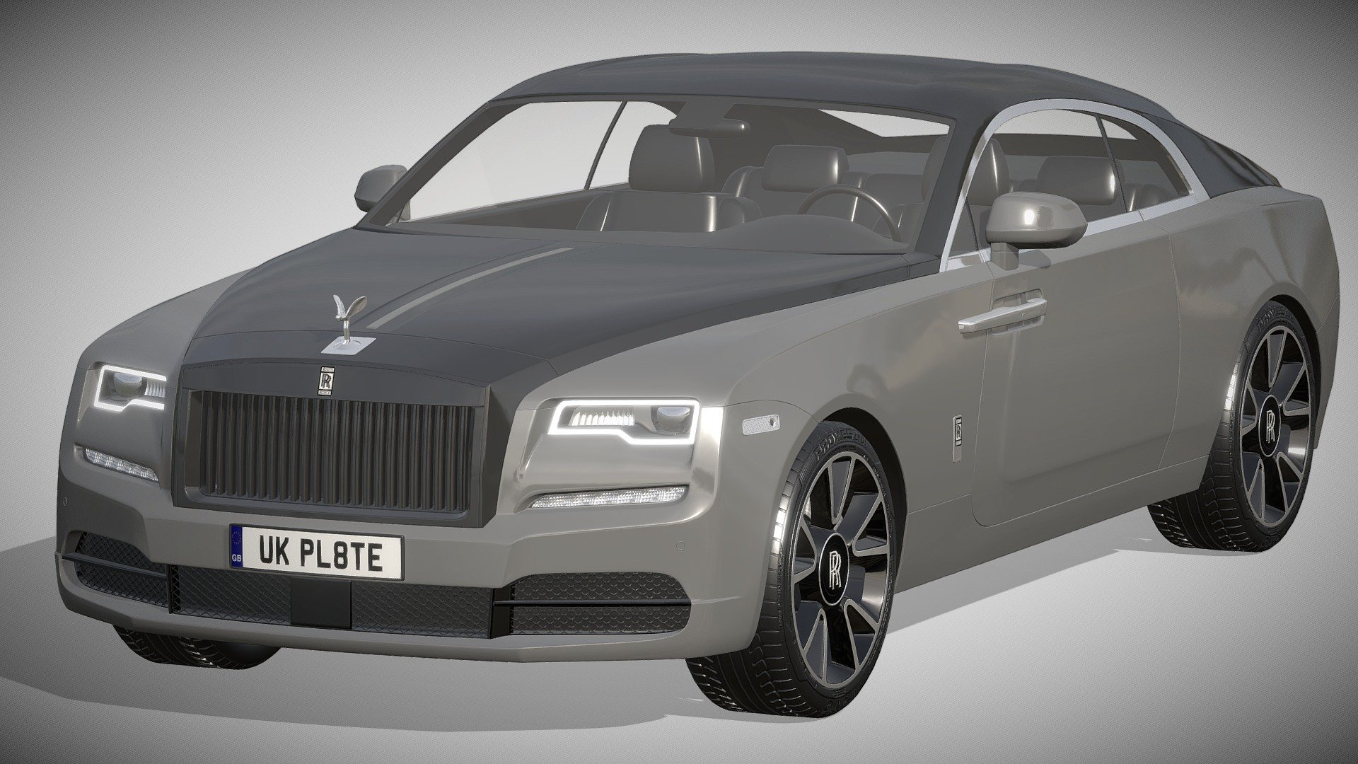 Rolls-Royce Wraith

https://www.rolls-roycemotorcars.com/en_GB/showroom/wraith-in-detail.html

Clean geometry Light weight model, yet completely detailed for HI-Res renders. Use for movies, Advertisements or games

Corona render and materials

All textures include in *.rar files

Lighting setup is not included in the file! - Rolls-Royce Wraith - Buy Royalty Free 3D model by zifir3d 3d model