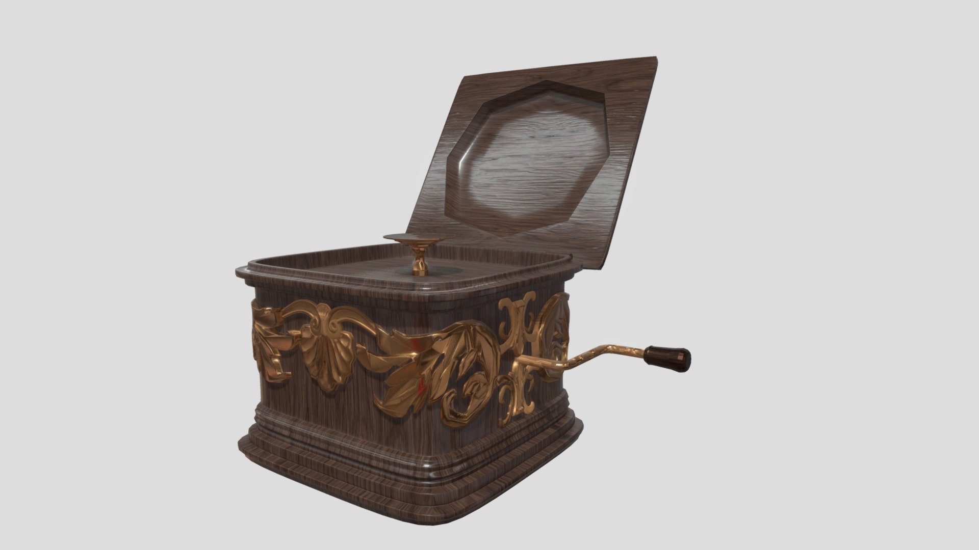 Music box for the music box level of the Serious Game Peripheral 3d model