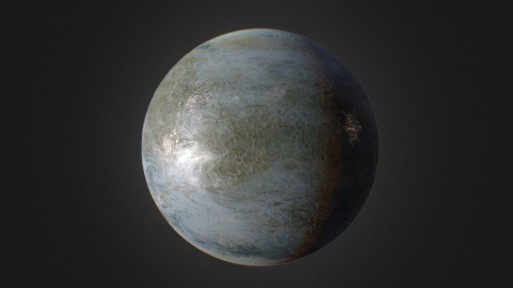 A render from AFFplanoid, a Substance material available on substance share 3d model
