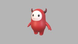 Mascot 004 body, red, toon, cute, little, baby, toy, figure, devil, mascot, horn, brand, print, character, cartoon, design, monster, halloween