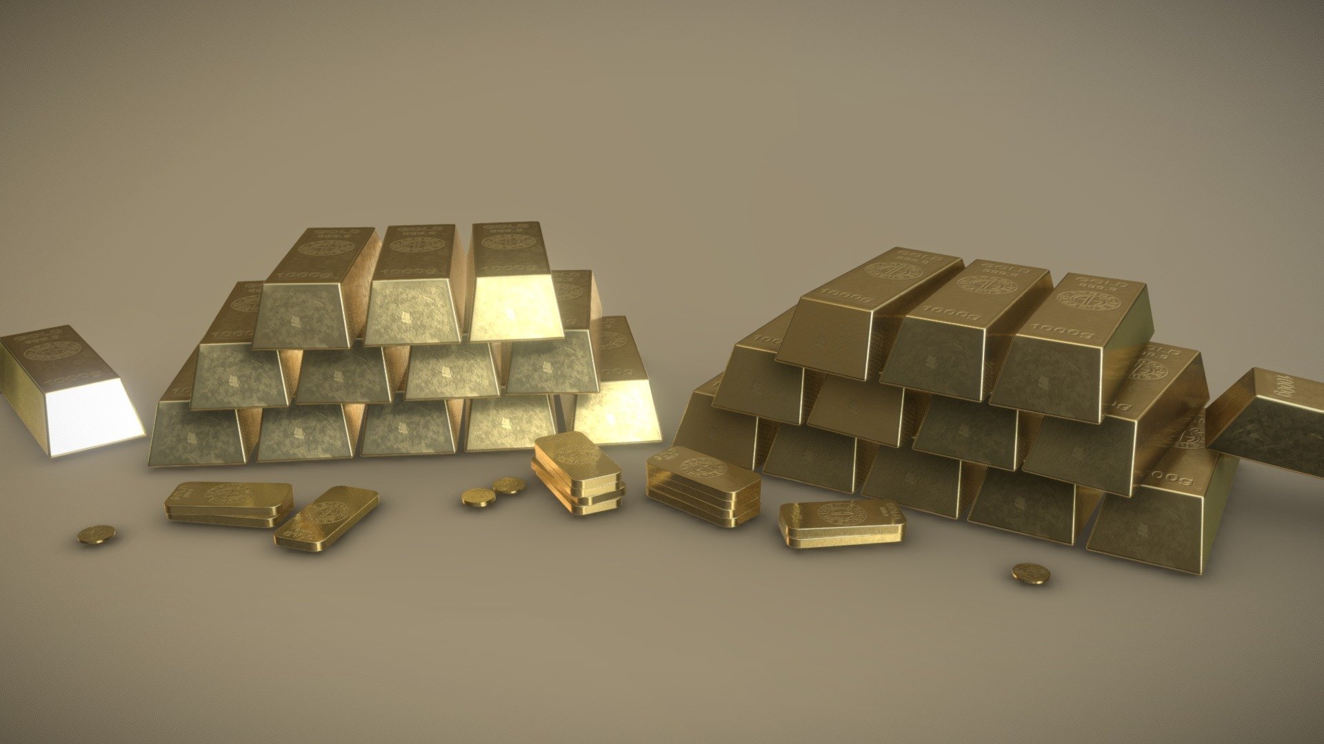 PBR



FBX AND PNG FORMAT



Textures

.4k



7 Materials



Assets for free use

Dont forget to download the additional File - Ingots - Buy Royalty Free 3D model by Zambur 3d model