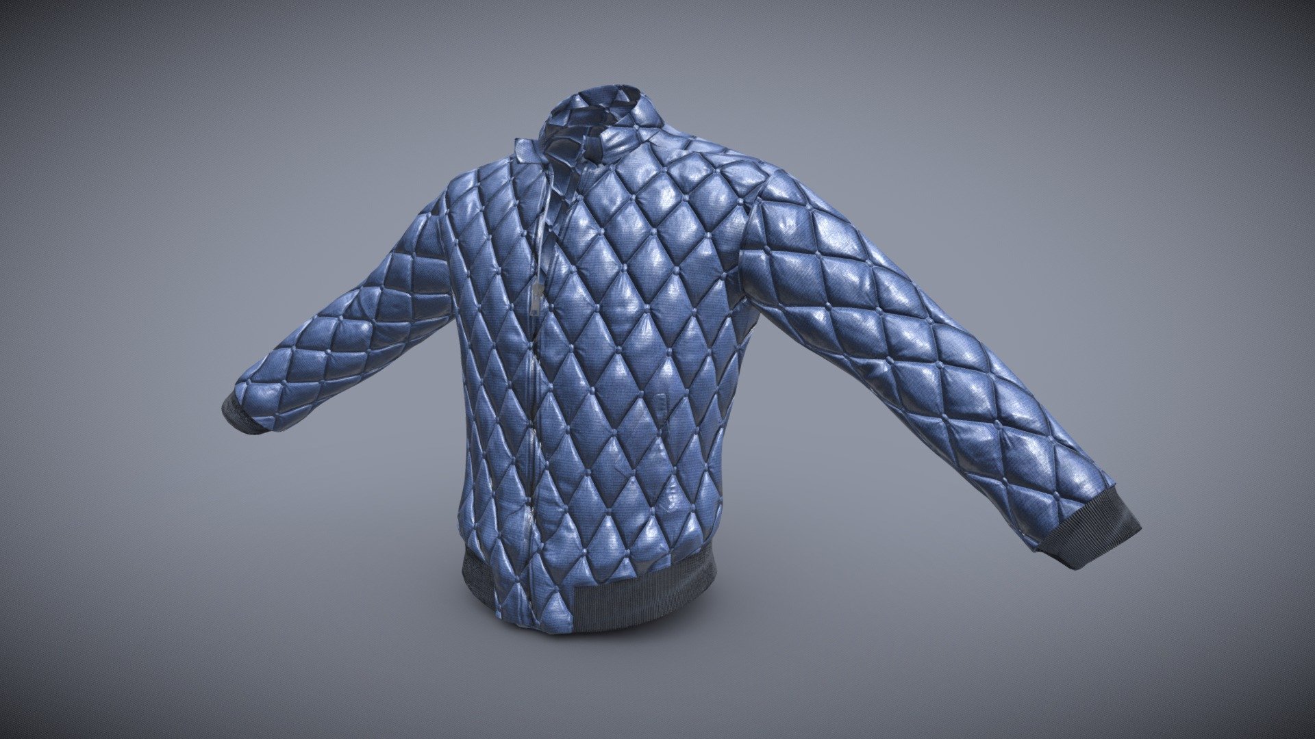 Week 2 submission for AGC - Quilted Puff Jacket - 3D model by Zdostert 3d model