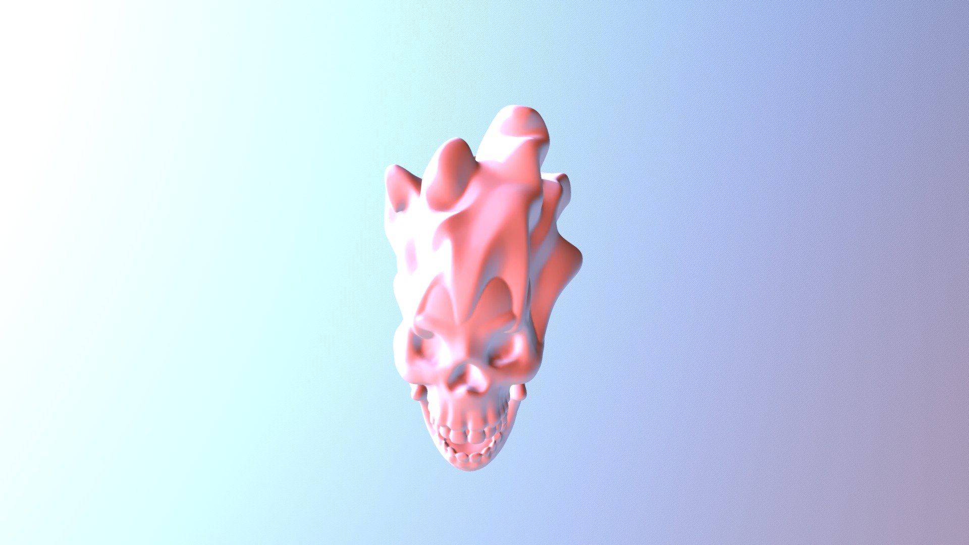 Flameskull - 3D model by Justin (@justinc) 3d model