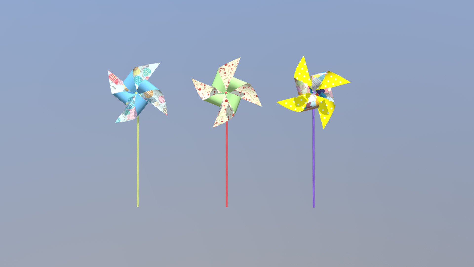 pinwheel - 3D model by Tania Mattero (@tozota) 3d model
