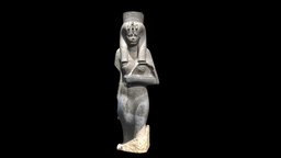 Statue of Queen Tiye from Mut Precinct, Karnak egypt, statue, ancient-egypt, mut, tutankhamun, akhenaten, stone-carving, stone, 18th-dynasty, amenhotep_iii, mut-temple, noai