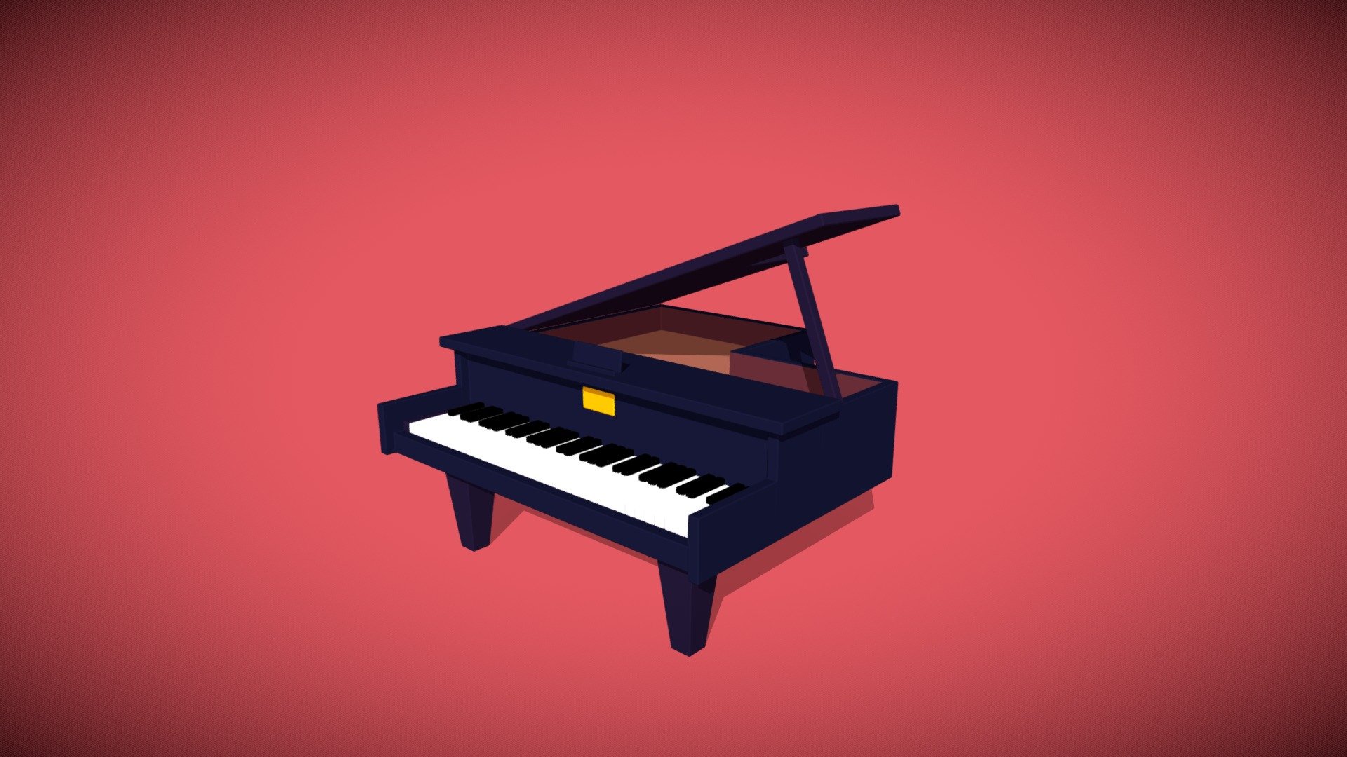 A simple, stylized piano made in Blender. 



It was supposed to be low-poly until I saw the vertex count.
Also Free To Use.
 - Simple Stylized Piano - Download Free 3D model by PIXELOKAY 3d model