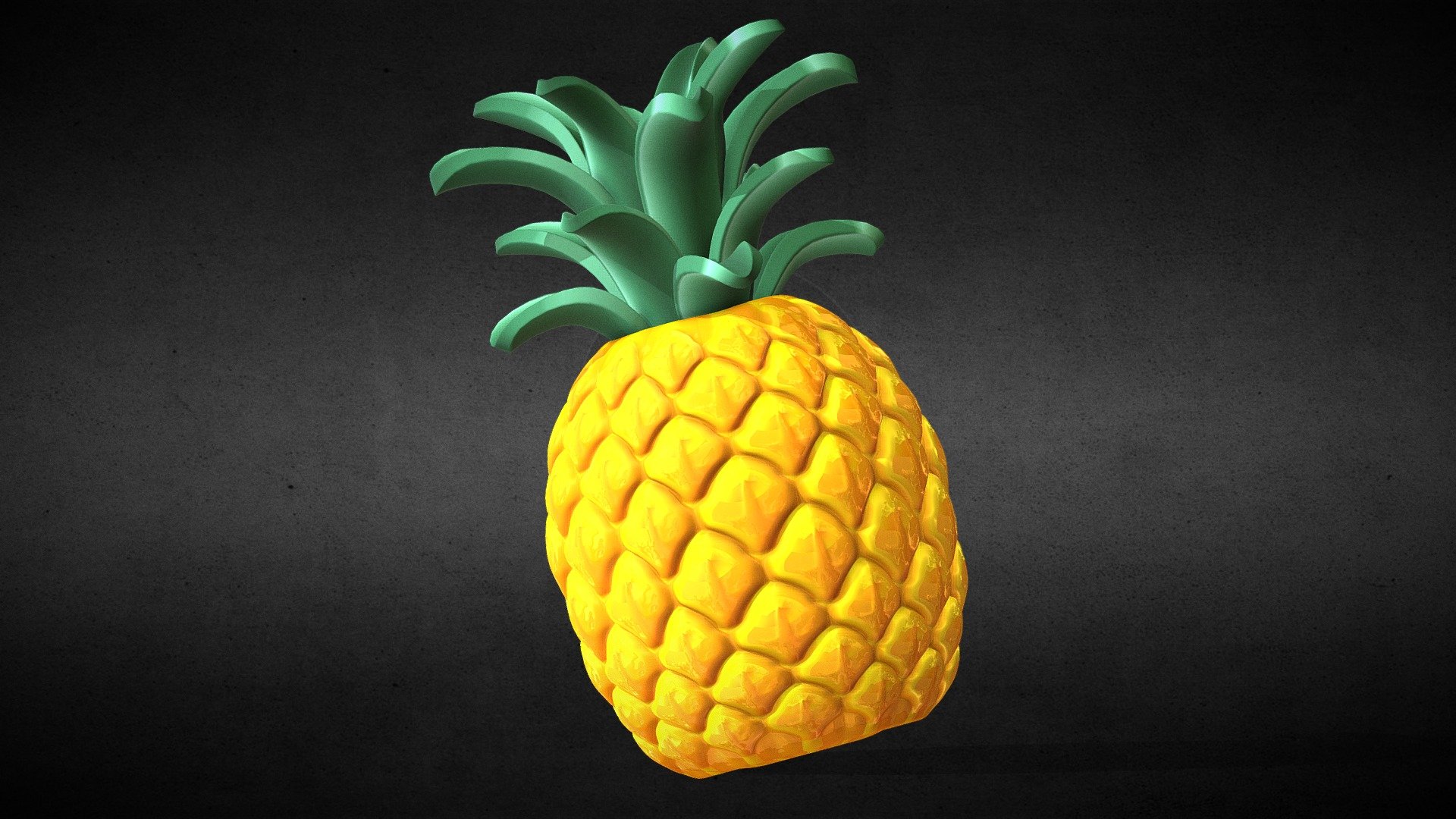 pineapple - Buy Royalty Free 3D model by design ap (@like2019) 3d model