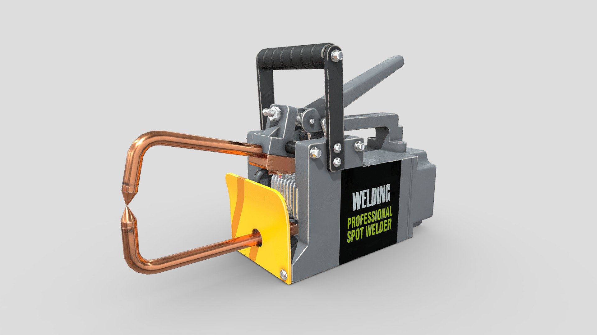 Spot Welding Machine 3D Model by ChakkitPP.




This model was developed in Blender 2.90.1

Unwrapped Non-overlapping and UV Mapping

Beveled Smooth Edges, No Subdivision modifier.


No Plugins used.




High Quality 3D Model.



High Resolution Textures.

Polygons 12383 / Vertices 12878

Textures Detail :




2K PBR textures : Base Color / Height / Metallic / Normal / Roughness / AO

File Includes : 




fbx, obj / mtl, stl, blend
 - Spot Welding Machine - Buy Royalty Free 3D model by ChakkitPP 3d model