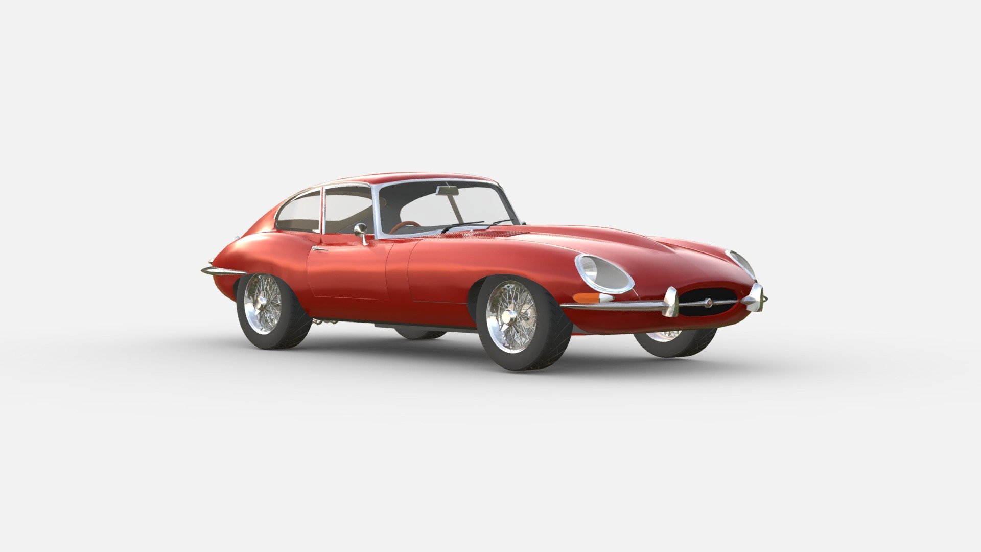 Could you please consider liking and subscribing to my account. Your support would mean a lot to me. Thank you! - Jaguar E- Type 1961 - Buy Royalty Free 3D model by zizian 3d model