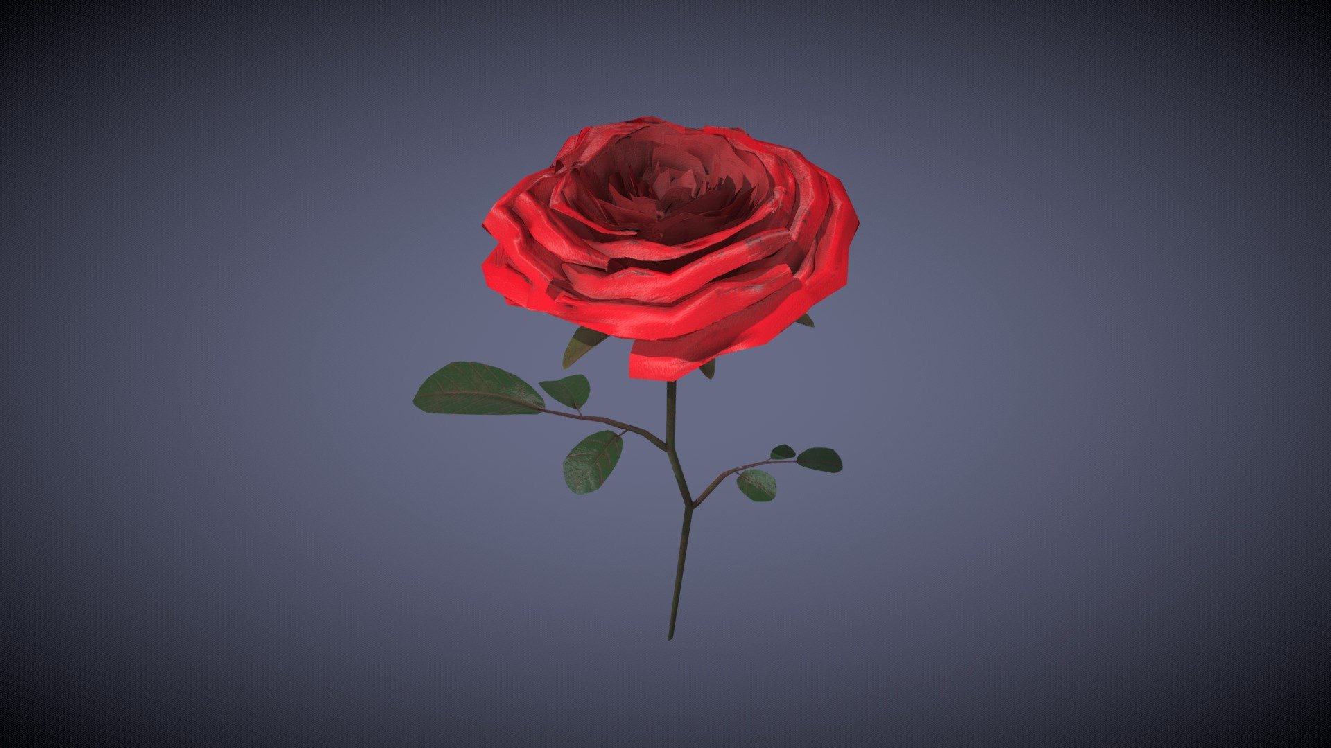 Rose Low-Poly - Rose - 3D model by Decoy2282 3d model