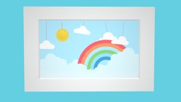 Pop up rainbow kids, kid, color, rainbow, colors, colorful, popup, downloadable, freedownload, sketchfabchallenge, freemodel, downloadfree, sketchfabweeklychallenge, free, sketchfab, download