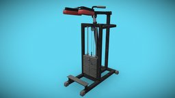 Calf Raise Machine/ PBR Optimized ModelYour mod gym, gym-equipment, gym-machine, substancepainter, substance