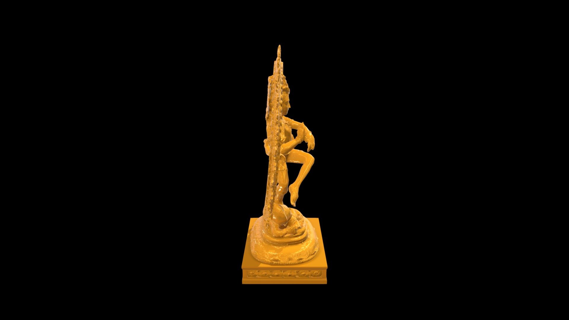 Nataraja Statue - 3D model by artisan3dventures 3d model
