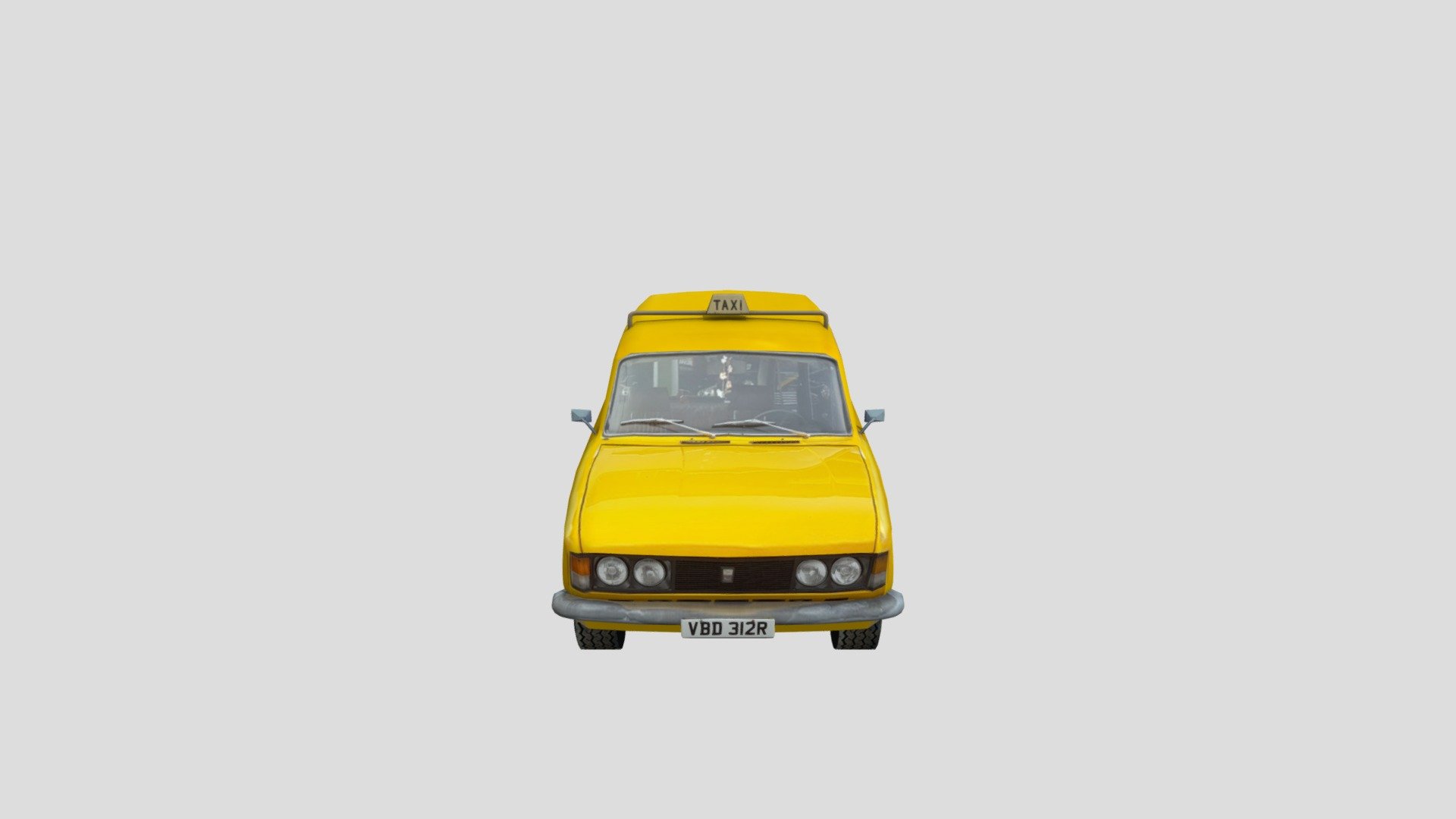 Taxi Fiat 1977 - Fiat 1977 - 3D model by seralex (@zawhaw) 3d model