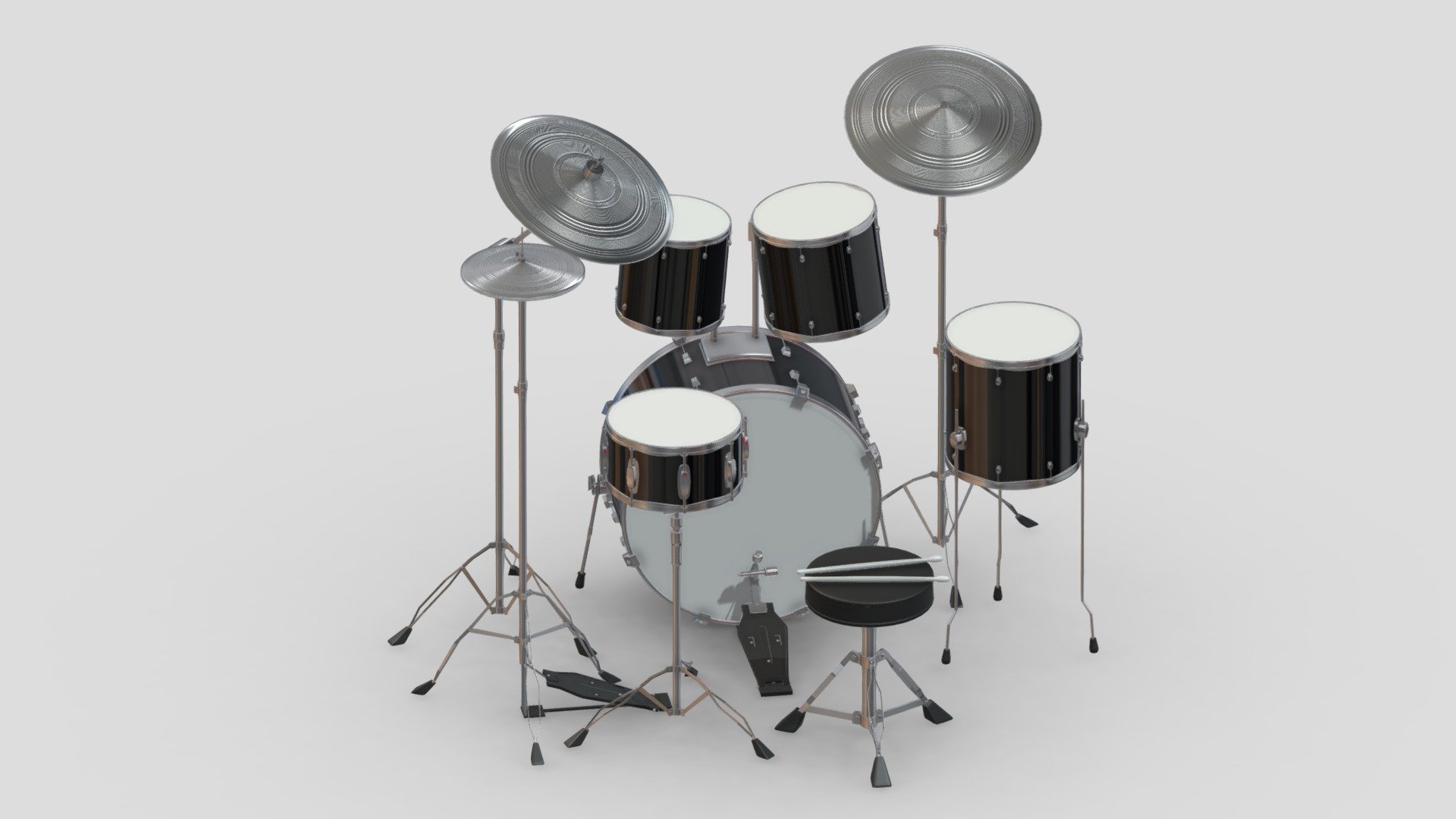 Hi, I'm Frezzy. I am leader of Cgivn studio. We are a team of talented artists working together since 2013.
If you want hire me to do 3d model please touch me at:cgivn.studio Thanks you! - Drum Kit - Buy Royalty Free 3D model by Frezzy3D 3d model