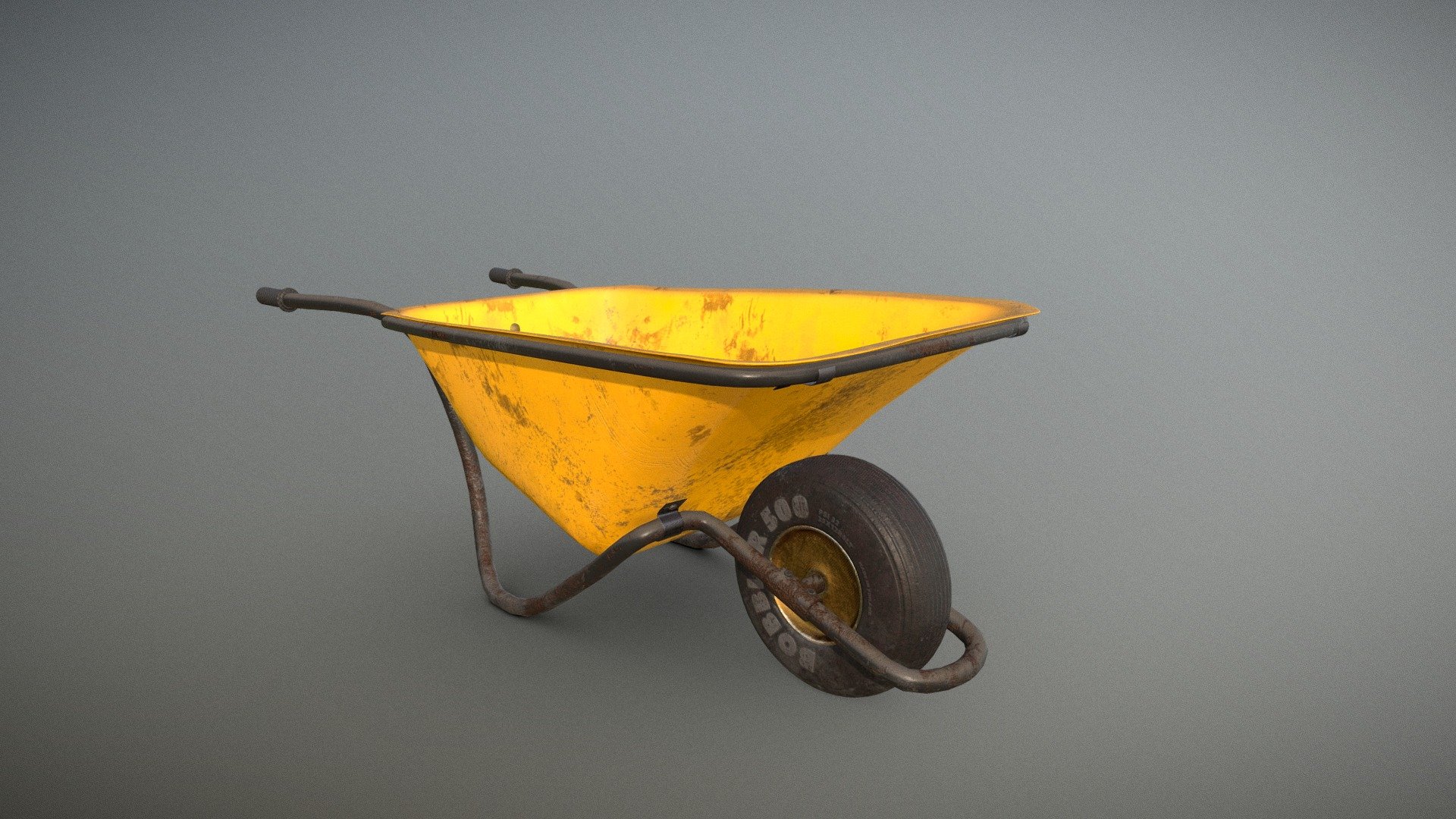 Wheelbarrow - Wheelbarrow - 3D model by henriid 3d model