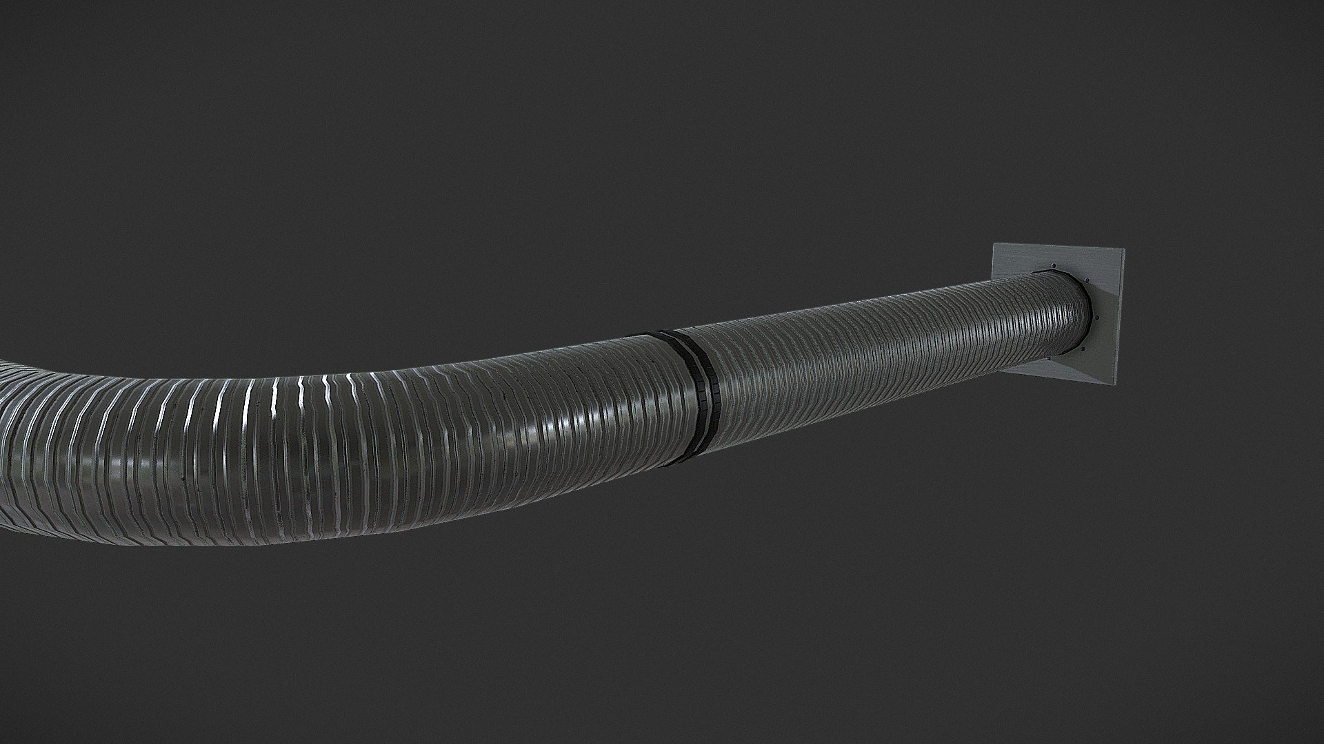 Some air pipes used in a Uni project - Air Pipes - Download Free 3D model by tboiston 3d model