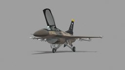 F-16 | Desert Camo Livery fighter, f16, airforce, fighter-jet, fighter-aircraft, f16c, military-aircraft, military