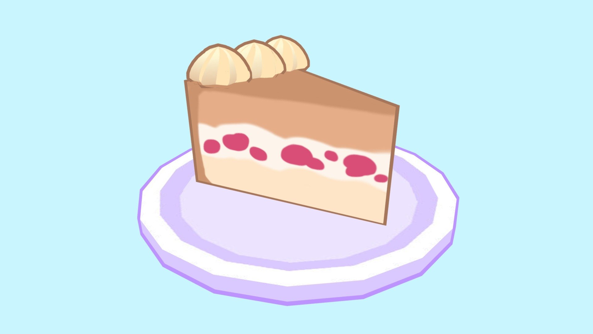 https://www.youtube.com/watch?v=wXXpyJDN9do used this tutorial to try out blender - CakeSlice - 3D model by crabeetle 3d model