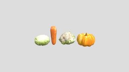 Vegetables Cauliflower Cabbage Carrot Pumpkin