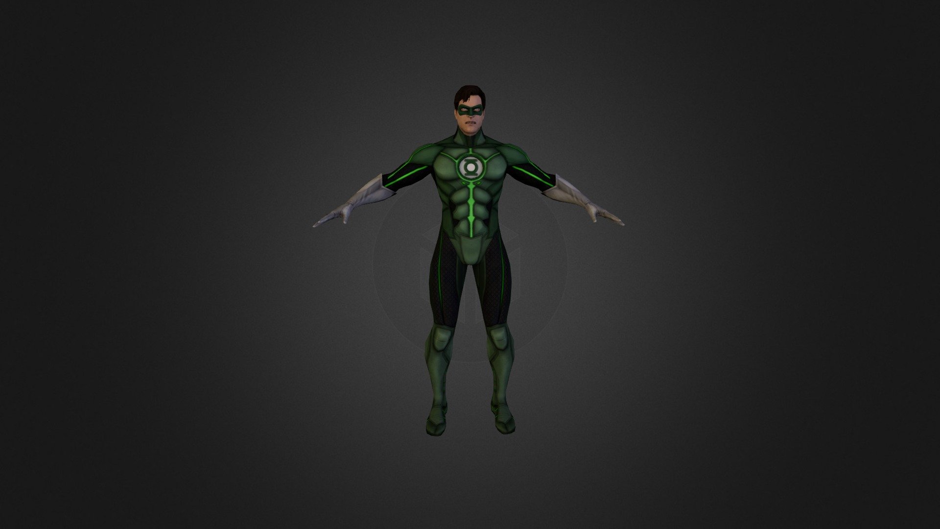 Green_Lantern - 3D model by fairytailfan97 3d model