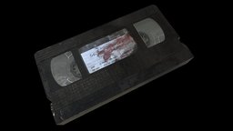 VHS Casette police, security, urban, ready, casette, securitycamera, vhs, evidence, game, pbr, lowpoly, low