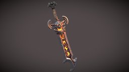 DAO diablo, arms, knife-game, knife-blade-sword-weapon-weapons-3d-model, knife