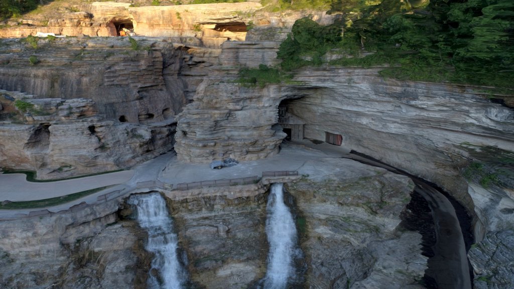 Top of the Rock Cave Entrance. Ridgedale, Missouri. Created using the DJI Phantom 4 Pro+ - TOR Cave Entrance - 3D model by Virtuelle3D (@viruelle3D) 3d model