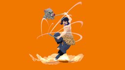 Inosuke Hashibira. Kimetsu No Yaiba designer, anime3d, anime-character, character, 3d, 3dsmax, design, zbrush, anime, kimetsunoyaiba, inosuke, inosukehashibira