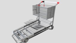 Shopping cart v2 trolley, shopping, store, grocery, car, marketshopping