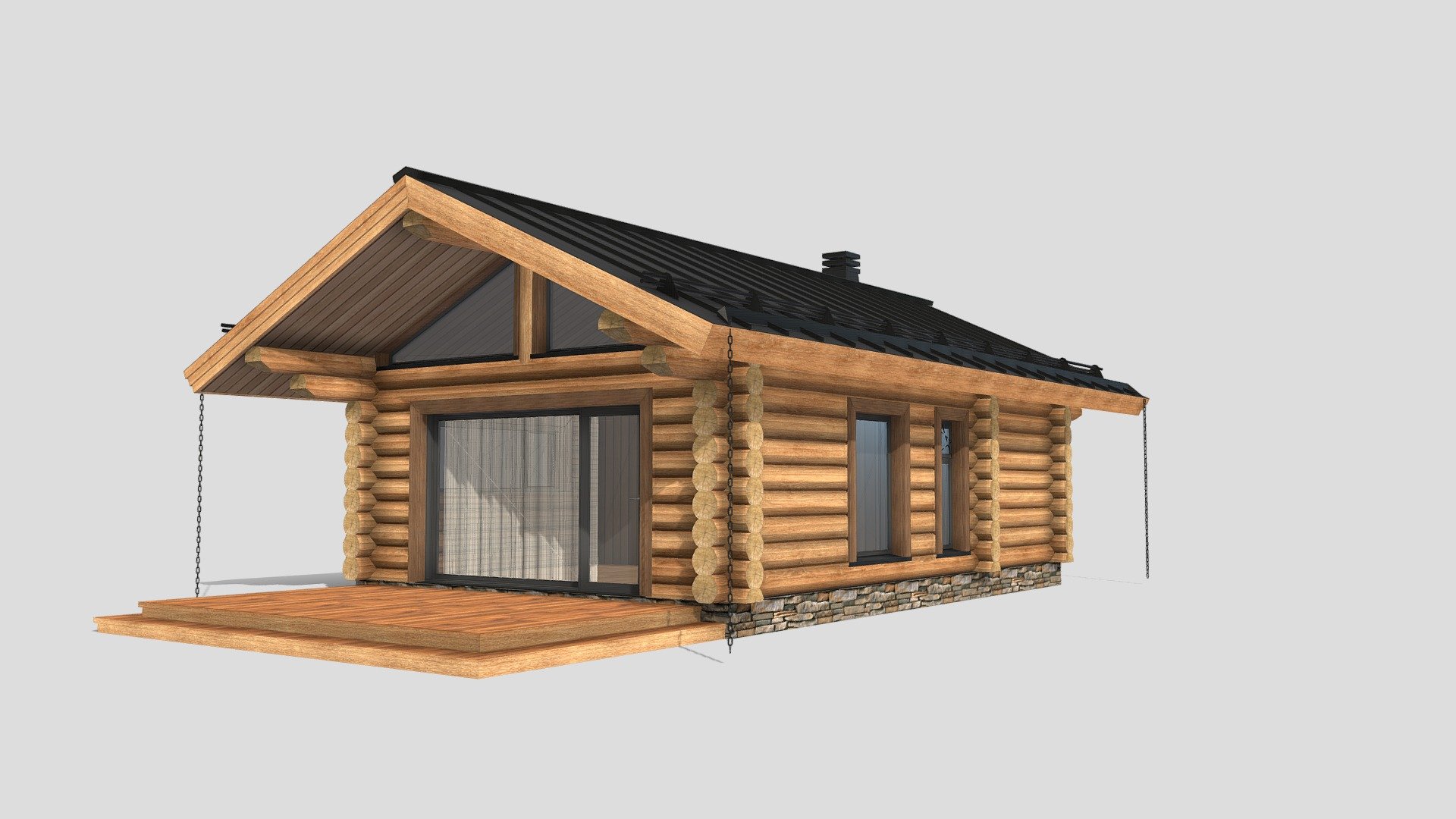 Баня - Download Free 3D model by labarch 3d model