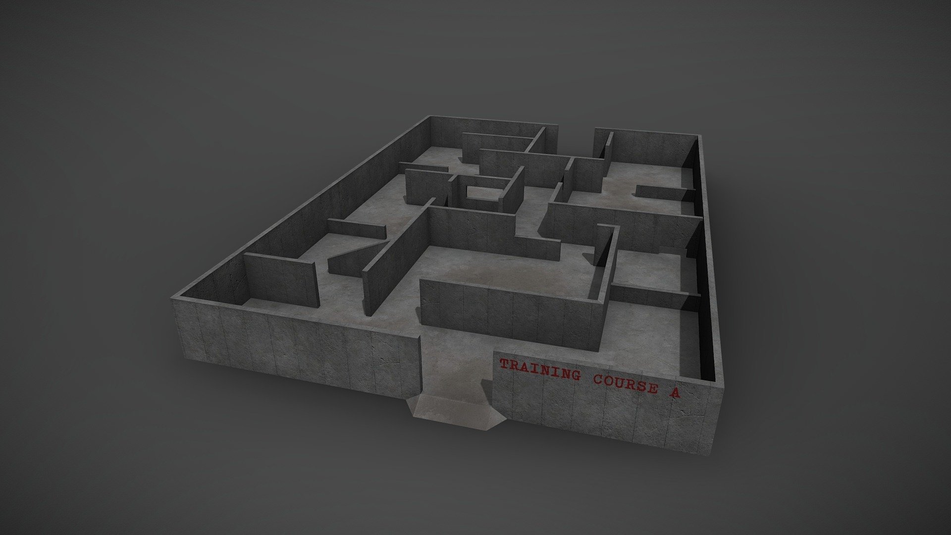 Shoot House - 3D model by John Doe (@JohnDoe2311) 3d model