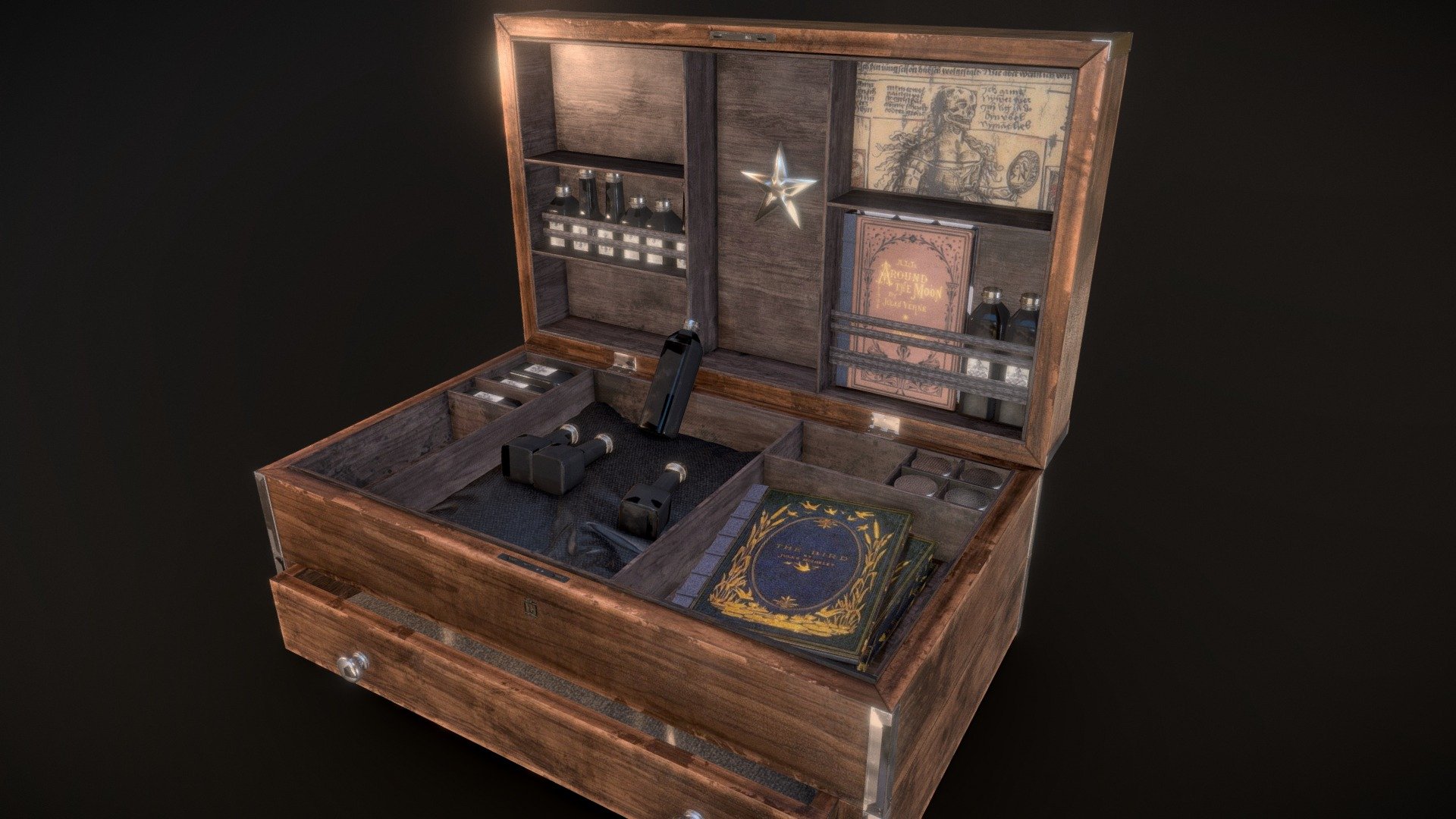 wooden tool box , used by plague doctor , hunter ,magician , etc . ready for ue4 

free to use 



for my patreon : https://www.patreon.com/Mostafa145 - Wooden Box - Download Free 3D model by Mostafa (@patroo) 3d model
