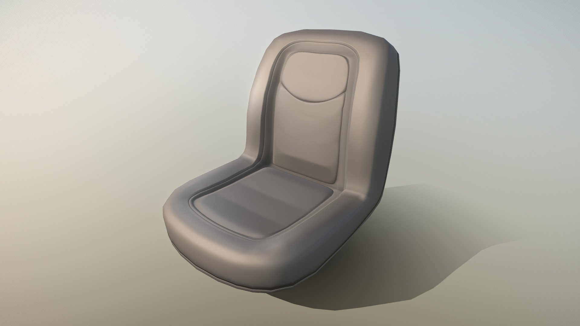 Excavator Seat (Low-Poly Version) - Excavator Seat (Low-Poly Version) - Buy Royalty Free 3D model by VIS-All-3D (@VIS-All) 3d model