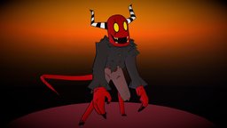 Cartoon Demon demon, imp, maya, cartoon, animated