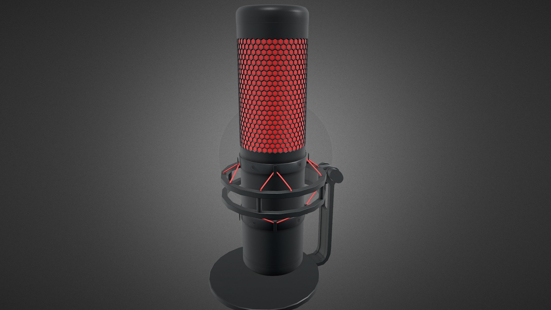 This is a low poly model with every piece that makes up a microphone.
Poly Count: 1,886
Fully unwrapped
Textures: 1k sets: Color, Roughness, and Normal - HyperX Quad Cast Microphone - 3D model by Charisma3DArtist 3d model