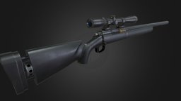 M24 AAA Game Ready PBR Low-poly 3D model rifle, m4a1, assault, scope, m4, m16, army, unreal, shell, bullet, firearm, ammo, aaa, automatic, pistol, sniper, auto, sniperrifle, assult, sniperscope, cod, ammunition, sniper-rifle, unrealengine, m24, sniperfury, sniperskin, snipers, pubg, rifle-gun, sniper-scope, aaa-game-model, assult-rifle, weapon, unity, game, weapons, military, shotgun, "gun", "rifle-weapon", "noai"