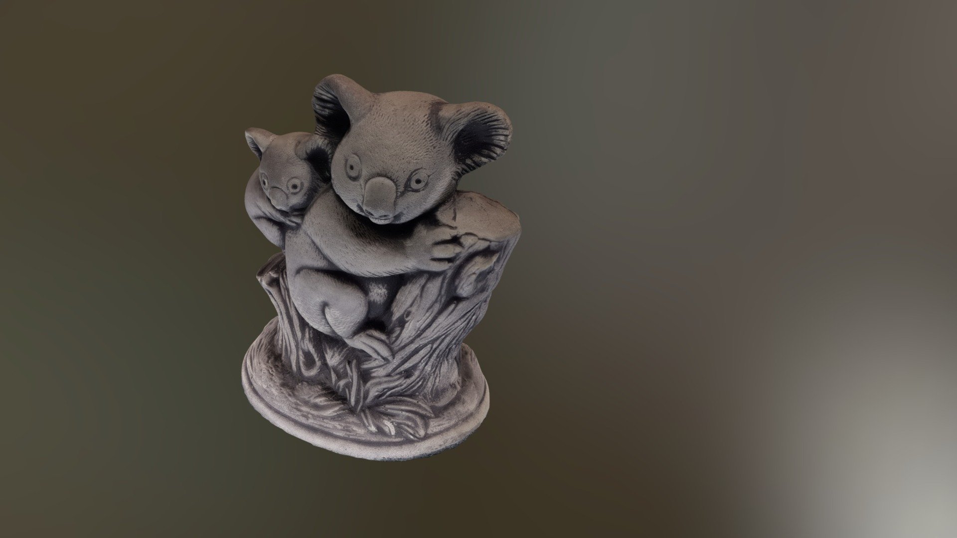 Bought this stone statue from Australia - Koala Bear Stone Statue - Download Free 3D model by alexng1990 3d model