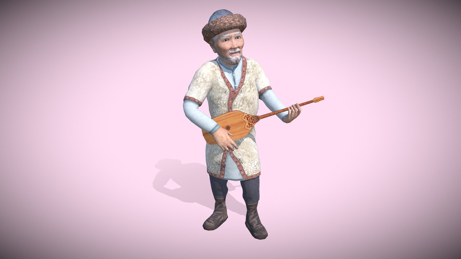 Musician Character Animated - Low Poly

Optimized for games (game ready), Suitable for close-UPS, illustrations and various renderings 3d model