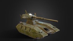 Magella Attack tank, hoi4, low-poly, gundam, magella