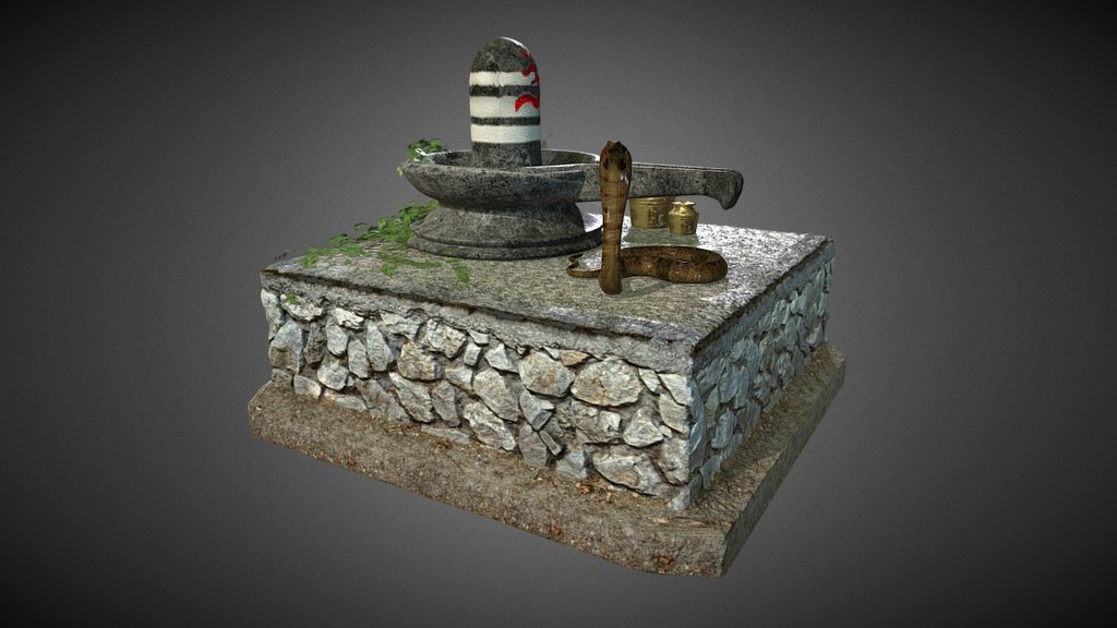 Published by 3ds Max - Shiva Lingam - Download Free 3D model by Francesco Coldesina (@topfrank2013) 3d model