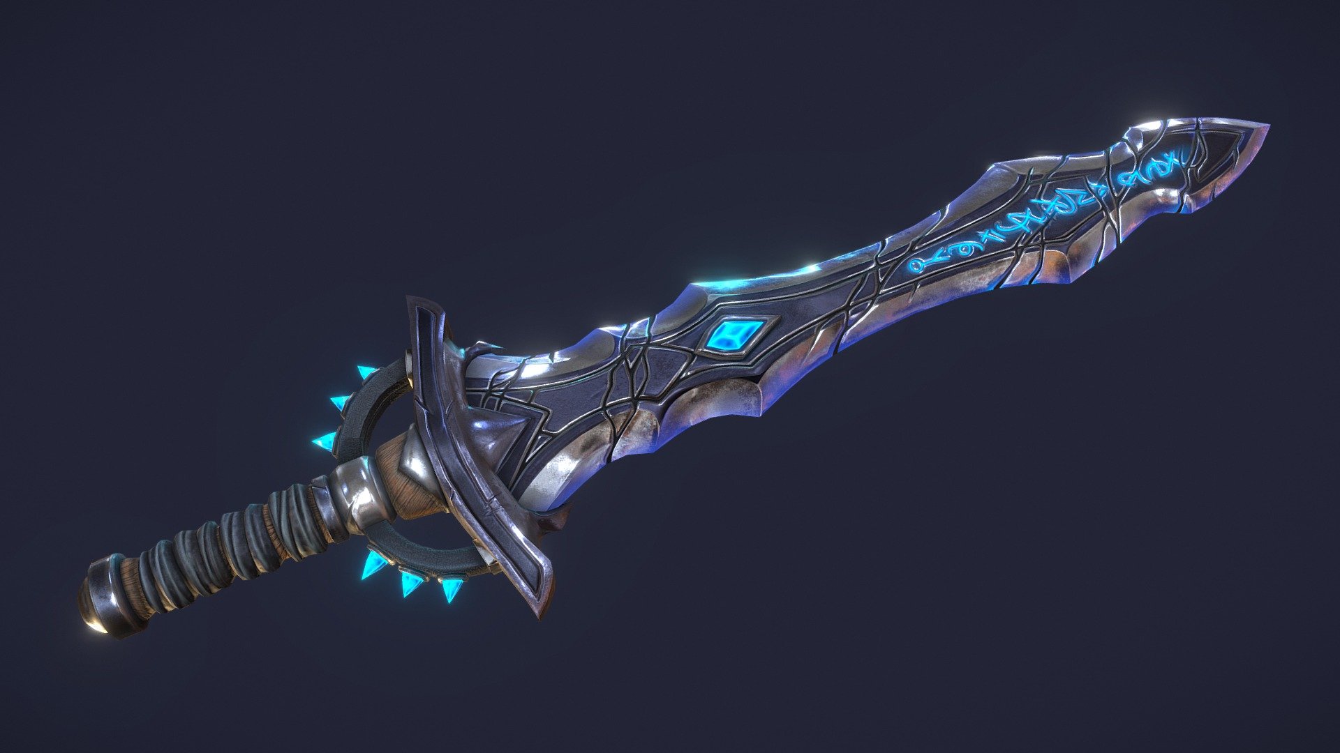 Stylized sword :) Made with 3dsMax, Zbrush, Blender and Substance Painter.

Feel free to download the asset and credit me if you can :) - Stylized Sword - Download Free 3D model by a_wilczek 3d model