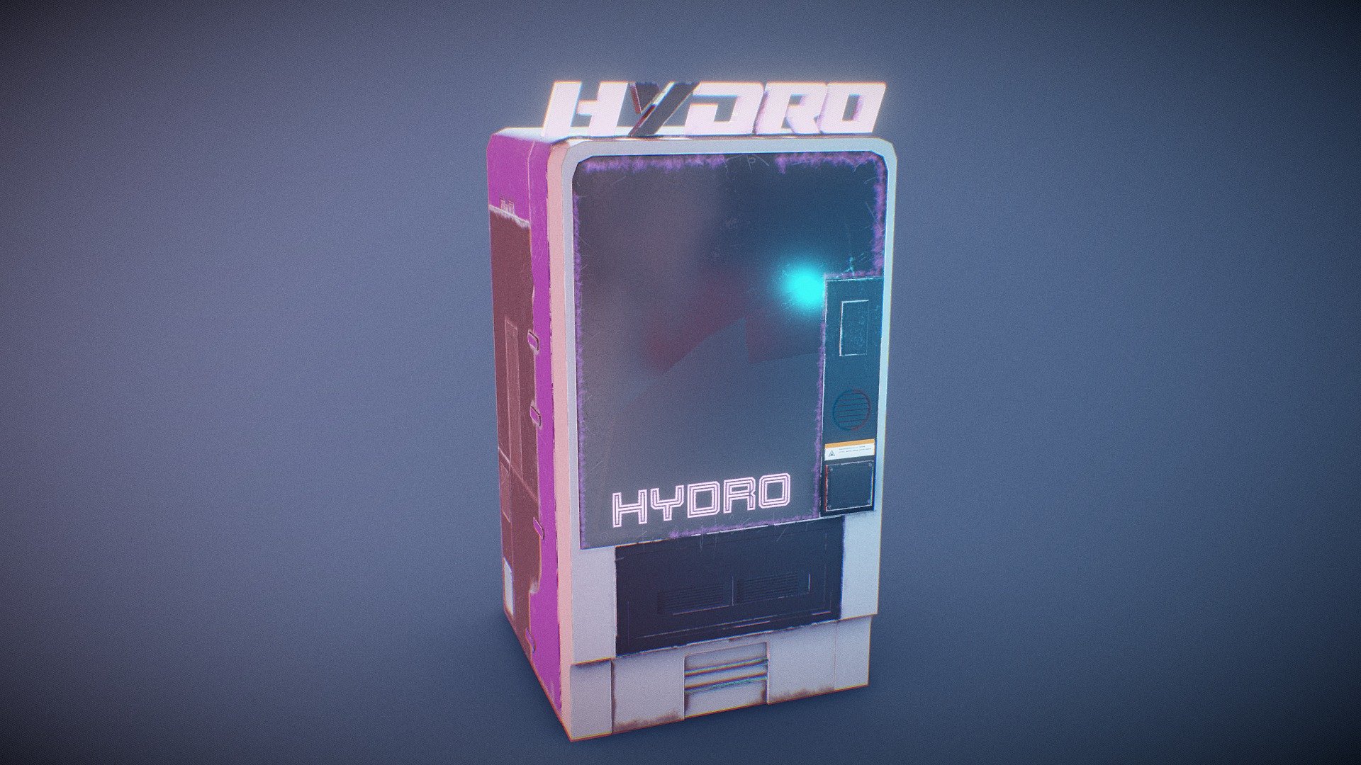 Perfect for cyberpunk themed gaming environment - Hydro Vending Machine - 3D model by Ziaraallman_3D (@Ziaraallman) 3d model