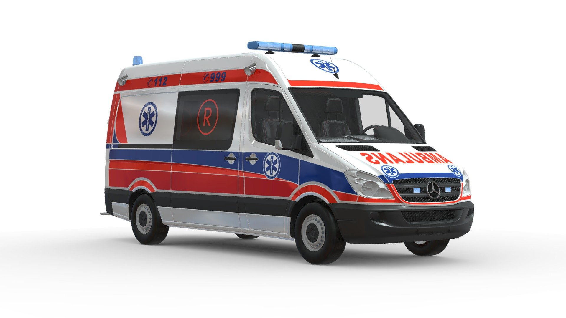 Ambulans - Download Free 3D model by zizian 3d model