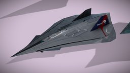 Lockheed EFX-70 Panther 2 concept interceptor usaf, airplane, fighter, experimental, interceptor, aircraft, jet, panther, lockheed, supersonic, vehicle, lowpoly, military, gameasset, plane, concept, hipersonic, efx-70