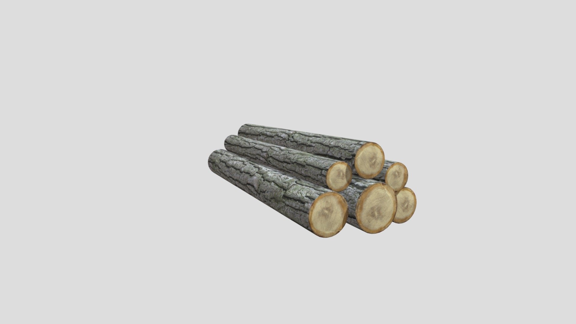 Textures: 2048 x 2048, Two colors on texture: grey and brown colors.

Has Normal Map: 2048 x 2048.

Materials: 1 - Logs

Smooth shaded.

Mirrored.

Subdivision Level: 0

Origin located on bottom-center.

Polygons: 2280

Vertices: 1152

Formats: Fbx, Obj

I hope you enjoy the model! - Logs - Buy Royalty Free 3D model by ED+ (@EDplus) 3d model