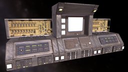Computer Retro Super Machine PBR Electronics