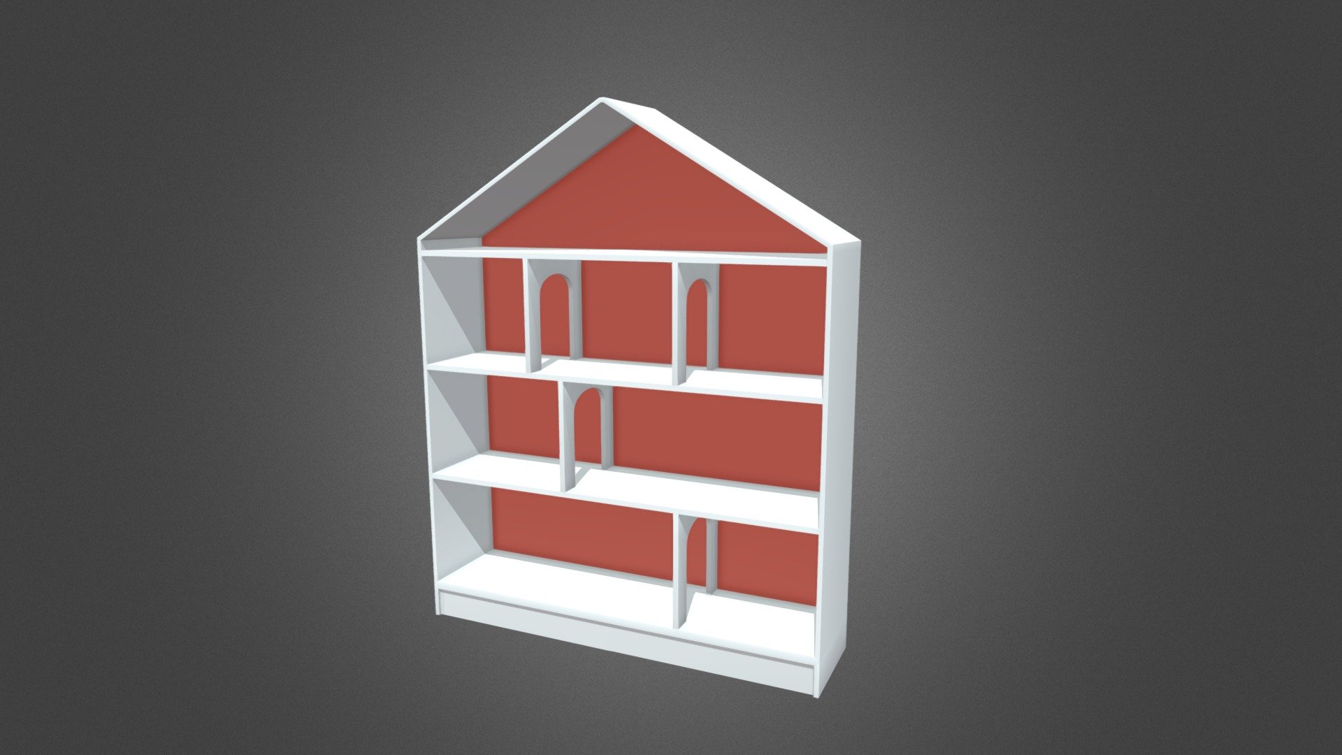 Kids Shelf №1 - Download Free 3D model by fasadnext 3d model